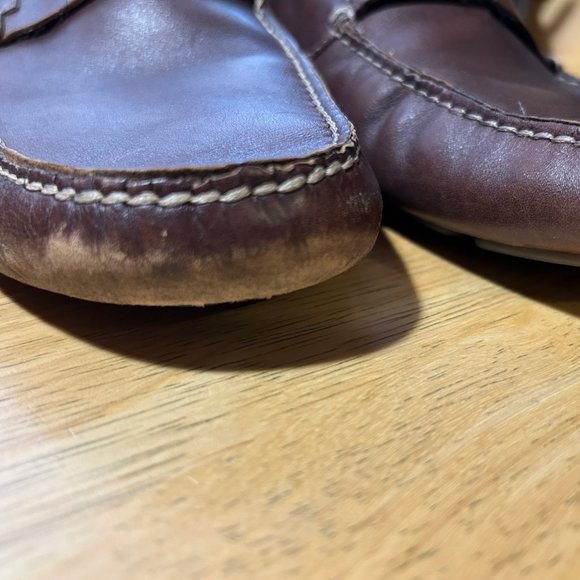 Mens Johnston & Murphy Brown Leather Flex Driving Loafers 11 * - Picture 11 of 12
